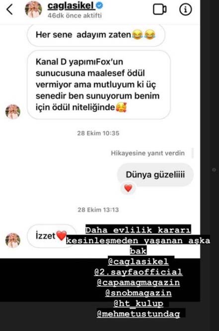 cagla sikel ile izzet antebi nin mesajşlari ifsa oldu 1